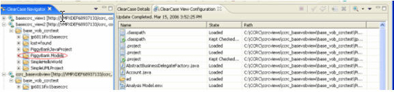 project artifacts in Web view location