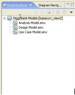UML project in Model Explorer view