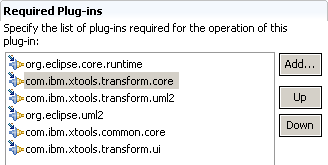 图2 开发模型转换所需的插件