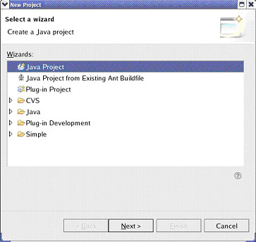 创建新 Java 项目
