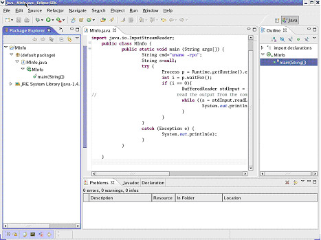 创建示例 Java 程序