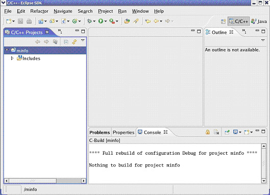 minfo 项目创建完毕