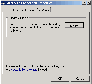 如何调整Windows XP SP2防火墙设定(图一)