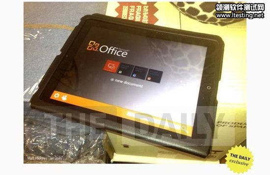 传微软将在未来数周内发布iPad版Office软件