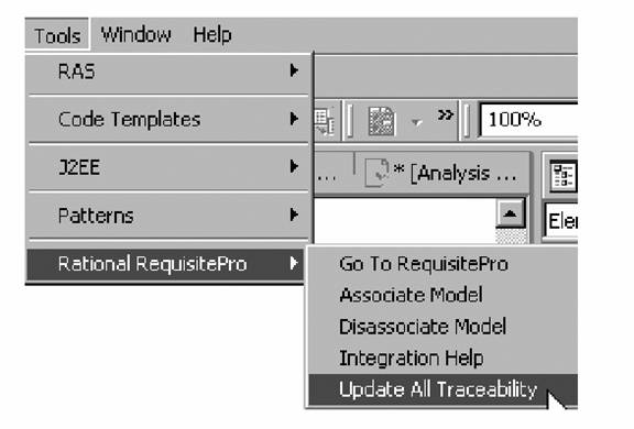 ͼ12 ��� Rational RequisitePro ������Ʊ��