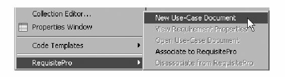 ͼ8 �� Rational XDE Developer �����������˵��