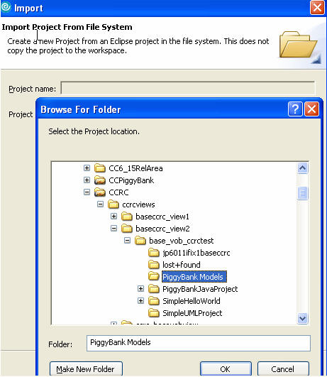 Project Contents location