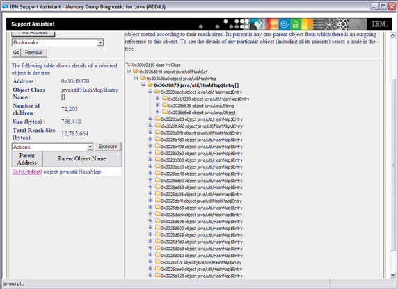 �� Memory Dump Diagnostic for Java ������������ݽṹ