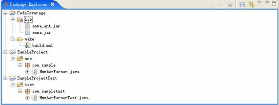 ͼ1. ʾ����Ŀ��Ŀ¼�ṹ