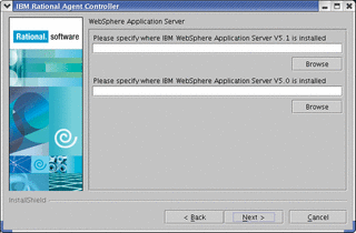 ֮ǰ�� WebSphere ��װλ��