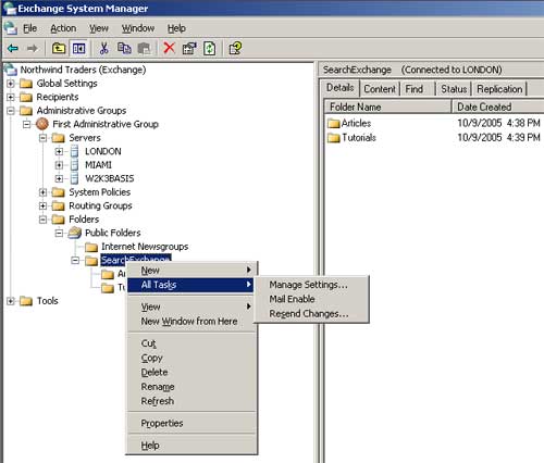 Exchange 2003 SP2中对公用文件夹的改变(图一)