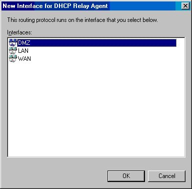 ISA中为DMZ网段启用DHCP中继一(图)(图三)