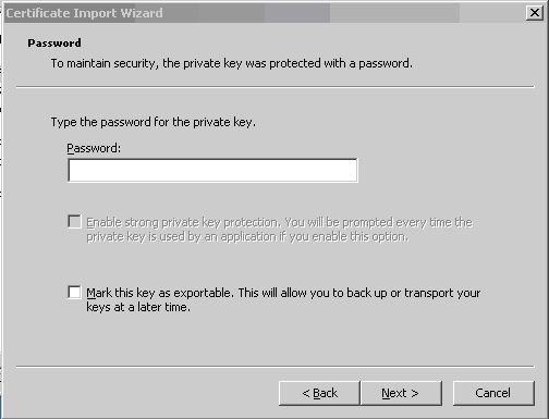 将SSL证书导入到ISA Server 2004(图十)