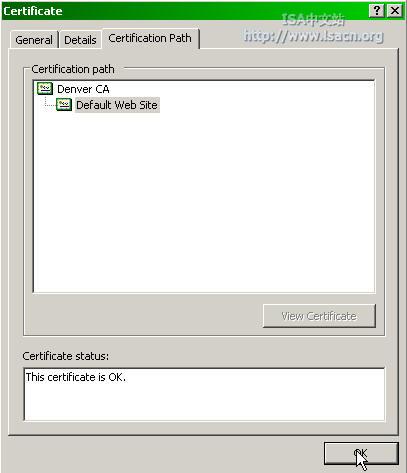 在ISA Server 2004中发布安全Web服务(一)(图十四)