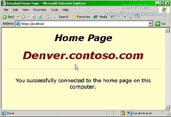 ��ISA Server 2004�з�����ȫWeb���񣨶�����ͼ�壩