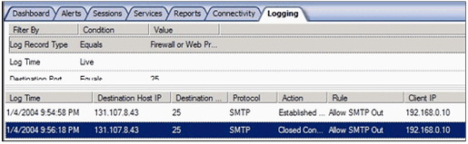 ISA技术:ISA Server 2004 监视功能二(图六)