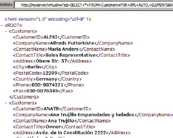 SQL Server 2000 XML ������ͼ����