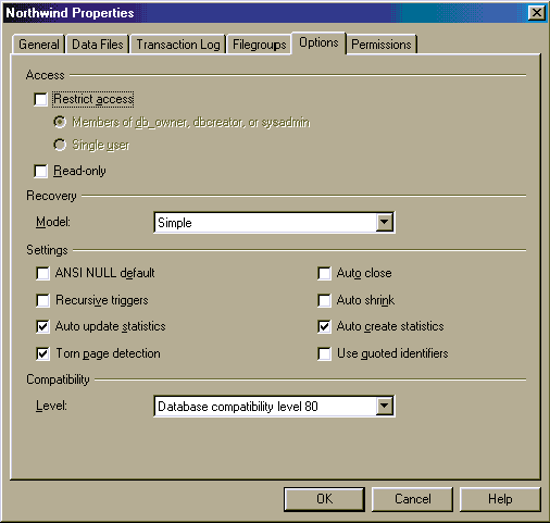 ����SQL Server 2000ѡ��