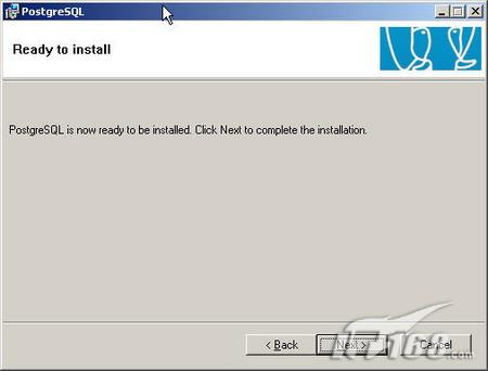 Windows下PostgreSQL 8.1版安装图解一(图九)