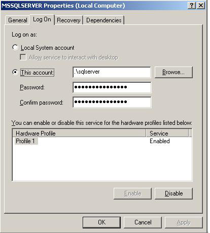 ��ν�����ȫ��MSSQL Server�������˺ţ�ͼ�ģ�