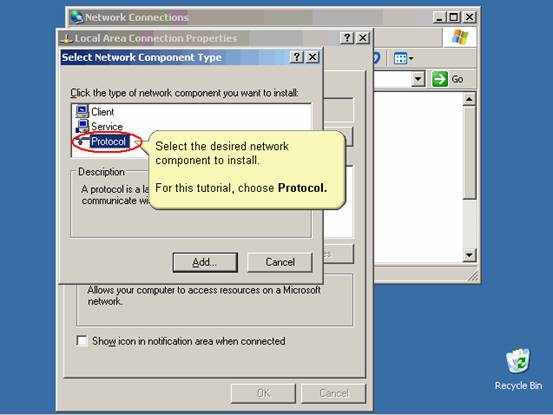 Windows2003添加网络协议(图五)