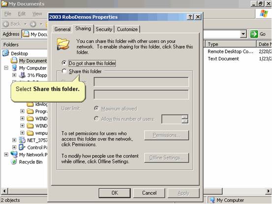 Windows2003配置共享目录(图四)