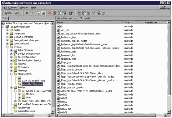 用Win2000 Active Directory保护应用程序之二
