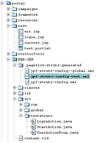 在Weblogic Portal里加入Struts的应用程序主要步骤(图一)