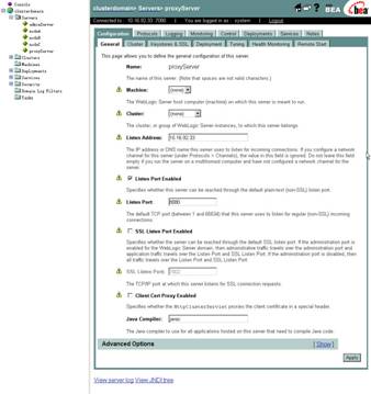 配置WebLogic Server集群二(组图)(图四)