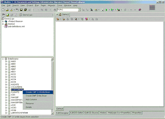 Jbuilder7��Weblogic7���Ͽ���֮-����ʵ����ͼ��ʮ�壩