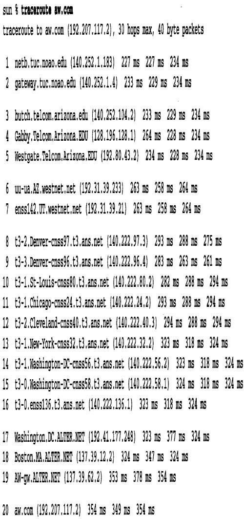 traceroute广域网输出(图二)