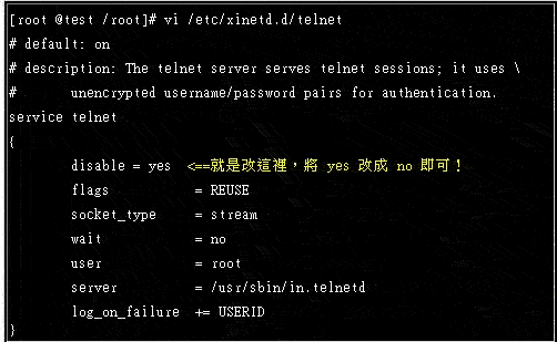 ���� Telnet �� SSH �����趨(1)��ͼһ��