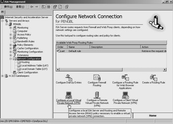 ISA Server 2000实战入门之VPN的建立(2)(图一)