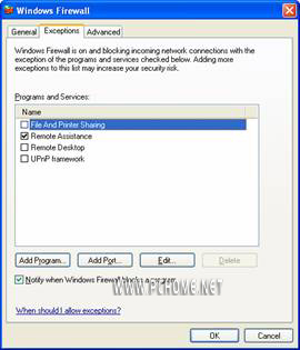 Windows XP SP2防火墙设置详细讲解(2)(图一)