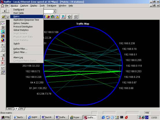 Sniffer pro ʹ�ø���˵����ͼ����