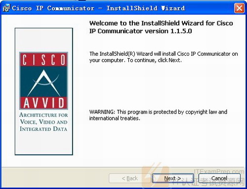 Cisco IP Communicator1.1.5安装(图一)