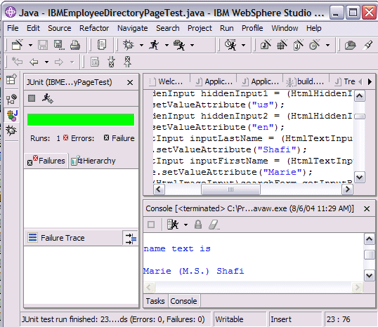 JUnit HtmlUnit ���Խ��