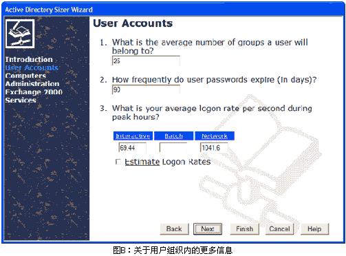 用Active Directory Sizer规划基础构架的需求(图三)