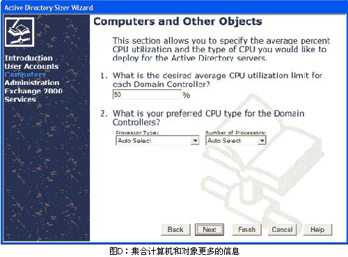 用Active Directory Sizer规划基础构架的需求(图七)