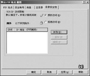 IIS服务中FTP站点的建立与维护(3)(图三)