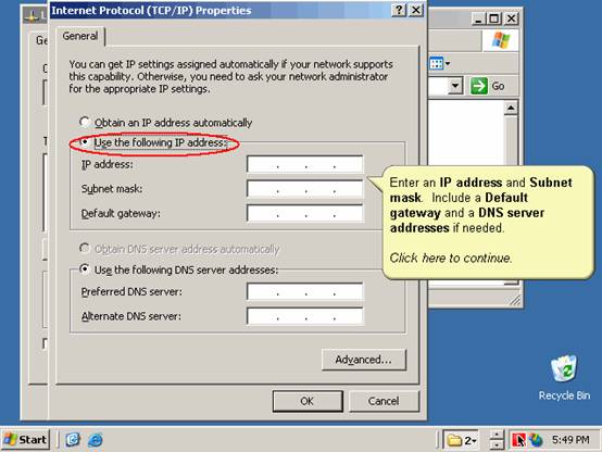 Windows2003配置TCP/IP并测试(图五)