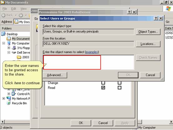 Windows2003配置共享目录(图十)