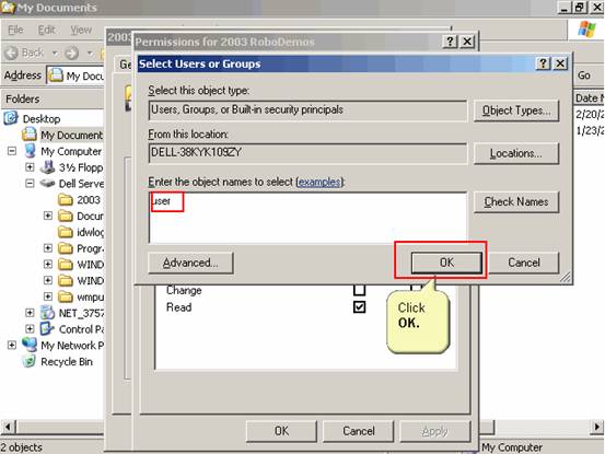 Windows2003配置共享目录(图十)