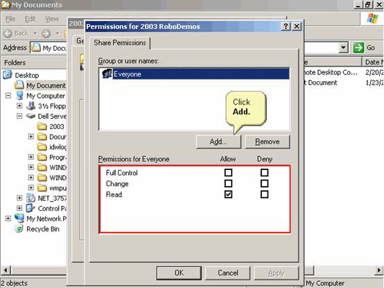 Windows2003配置共享目录(图八)