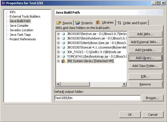 使用Eclipse开发J2EE应用,集成Eclipse, Lomboz和JBoss(图九)