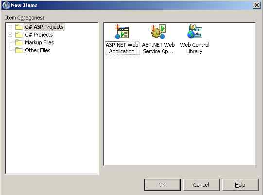 C# Builder建一个ASP.NET应用程序(图一)