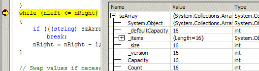 Visual C# .NET 入门:步骤 8. 使用调试器(图五)