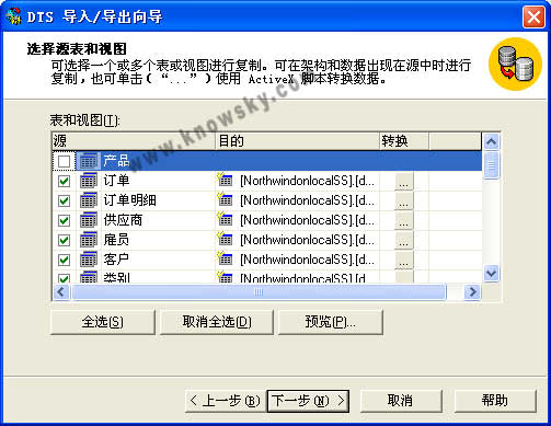 使用SQL Server数据转换服务升迁Access数据库(图六)