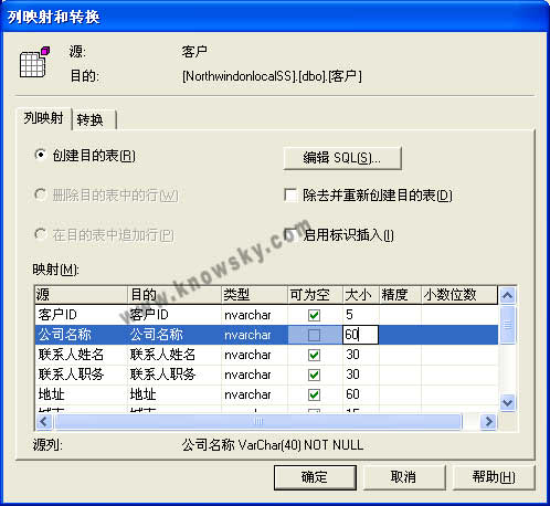 使用SQL Server数据转换服务升迁Access数据库(图七)