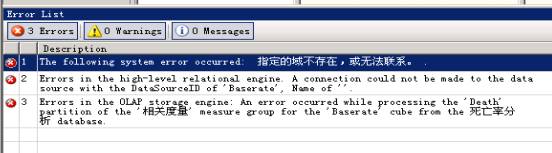 Analysis Services 2005中数据完整性处理(1)(图一)